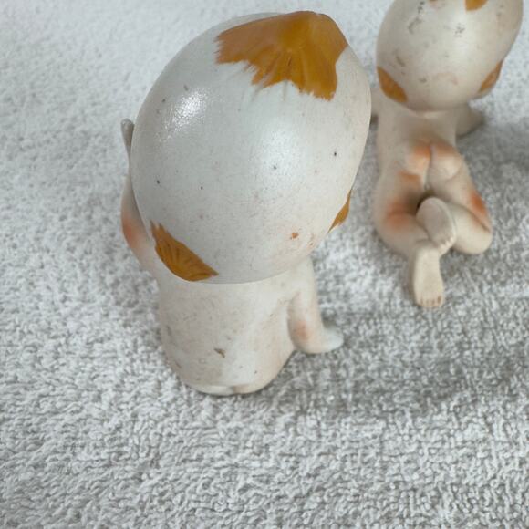 Kewpie Doll Figurines Set Of 3 Naked Baby Bisque - Picture 7 of 16